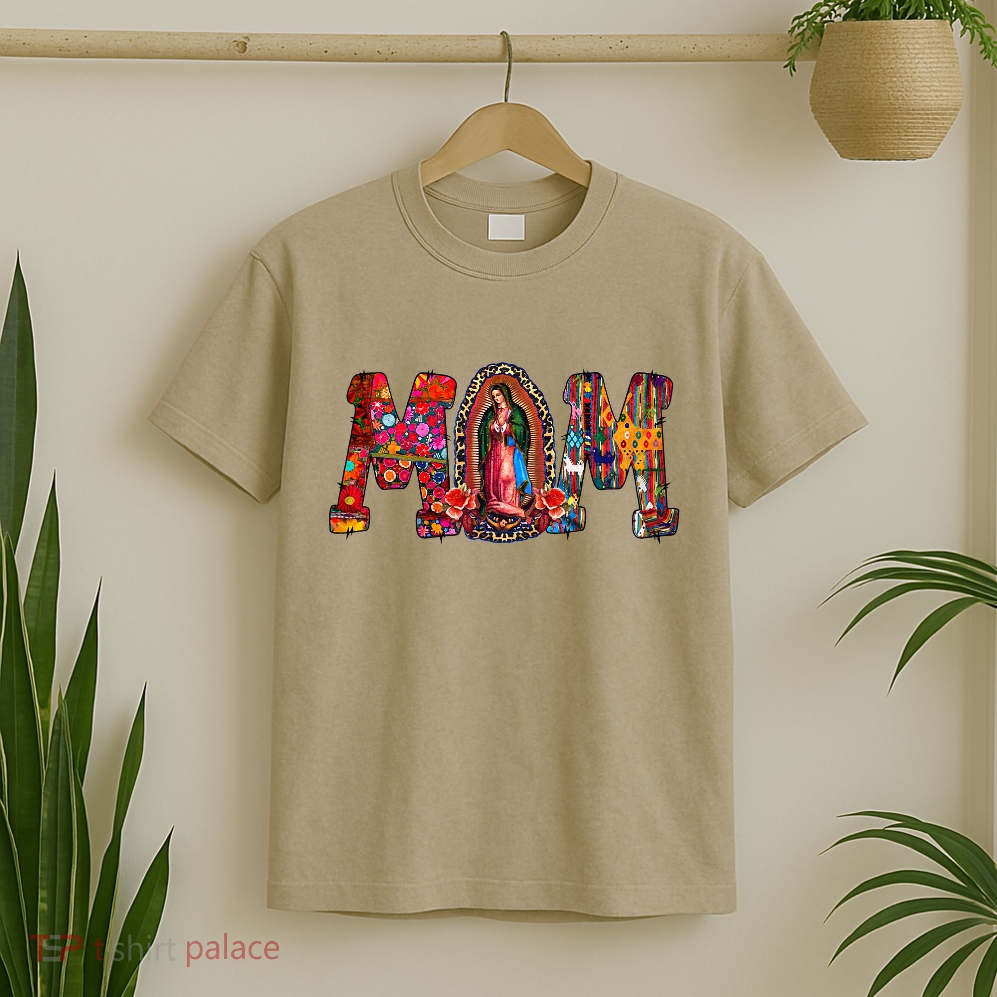 Our Lady Of Guadalupe Catholic Virgin Mary Mexican Mom T-Shirt
