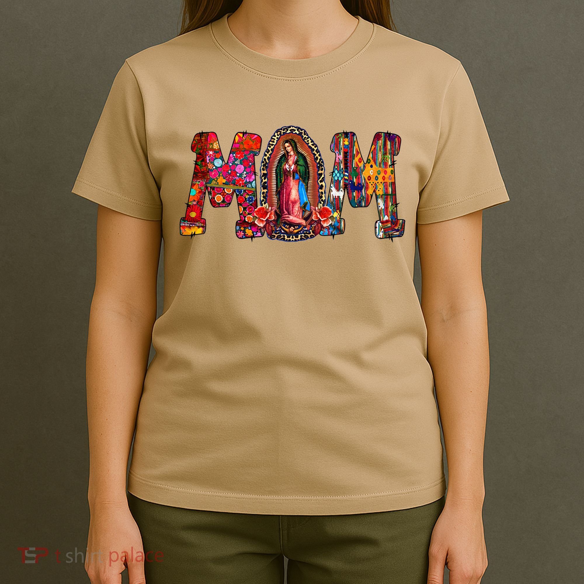 Our Lady Of Guadalupe Catholic Virgin Mary Mexican Mom T-Shirt