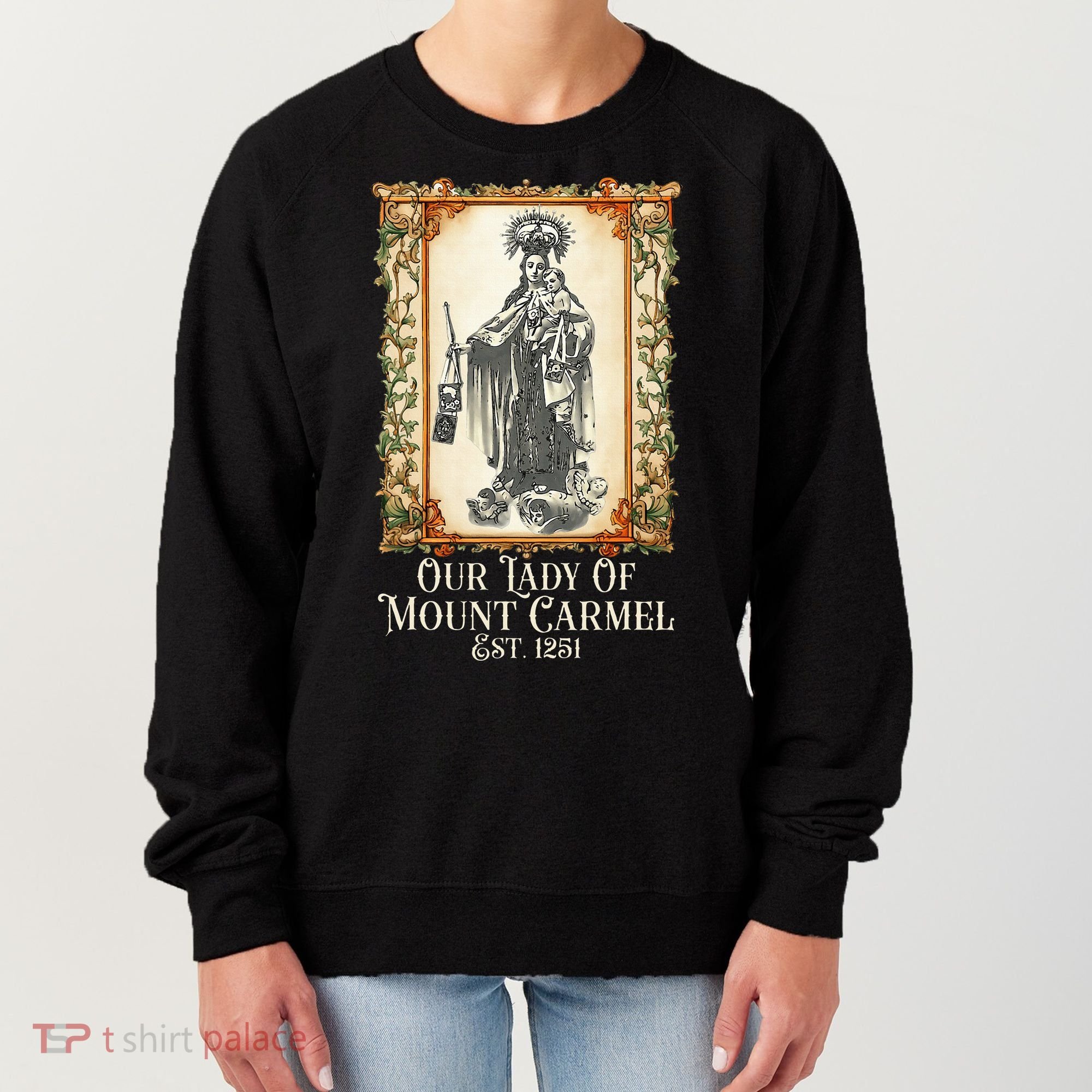 Our Lady Of Mount Carmel Marian Catholic Women's Sweatshirt