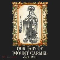 Our Lady Of Mount Carmel Marian Catholic Beanie thumb 2