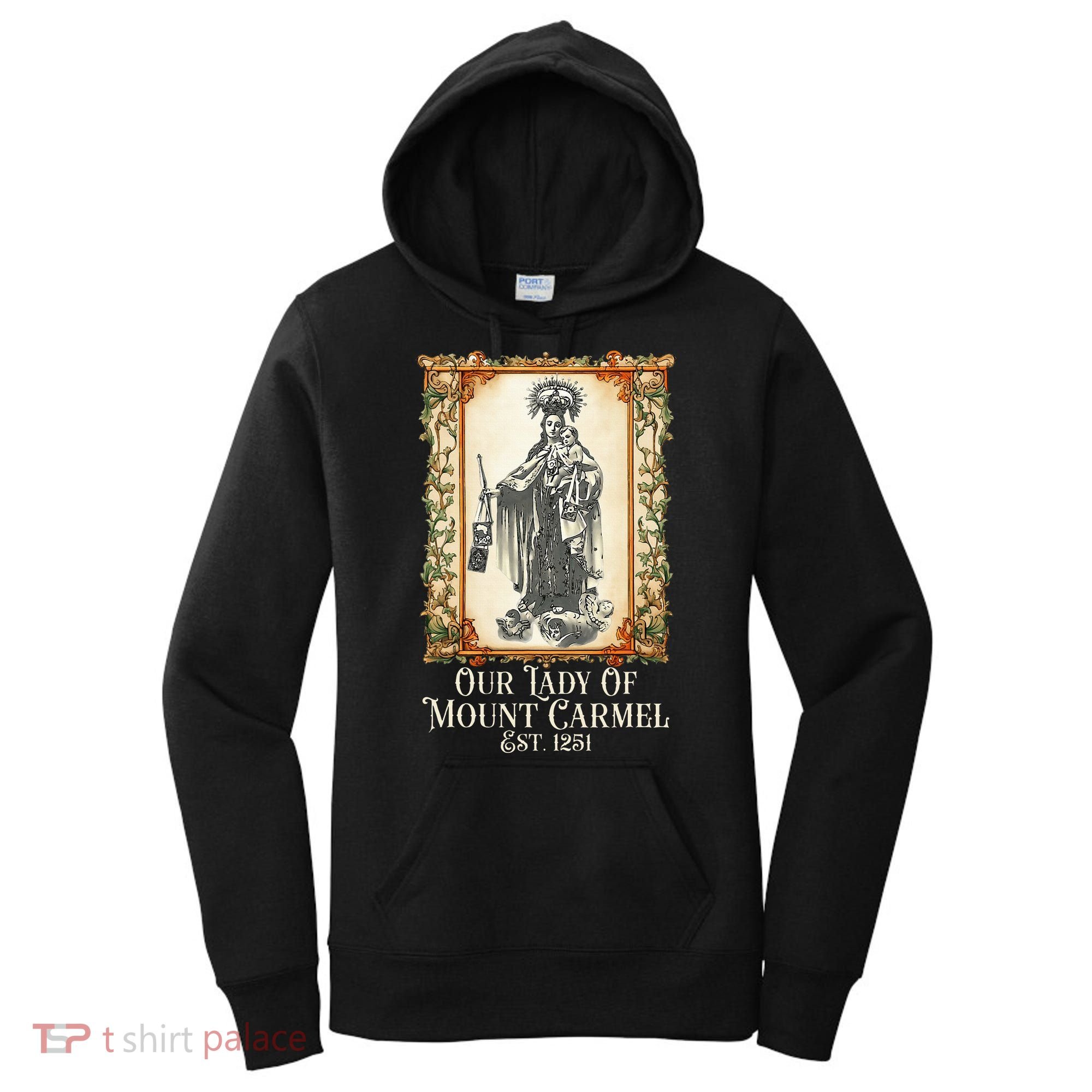 Our Lady Of Mount Carmel Marian Catholic Women's Hoodie