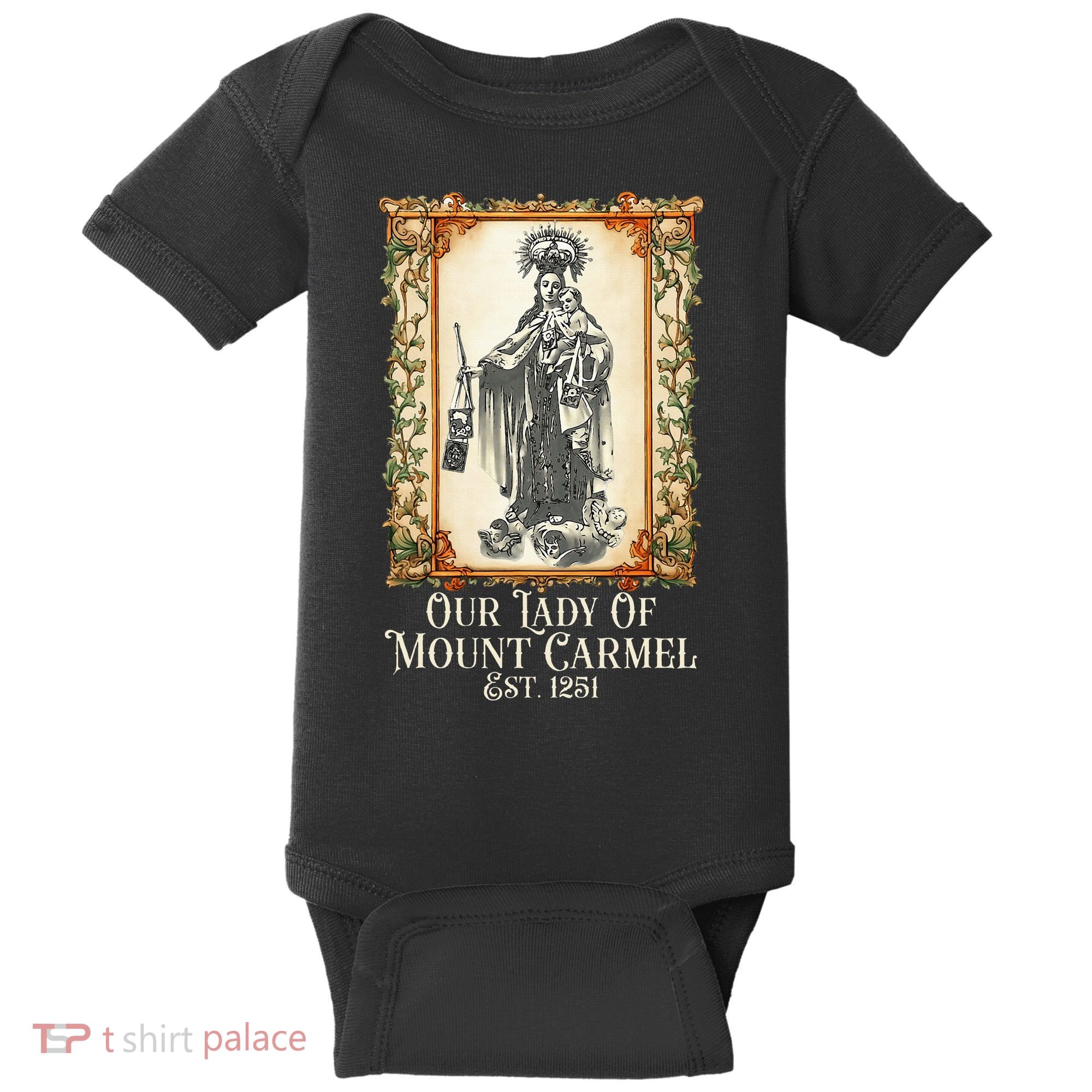 Our Lady Of Mount Carmel Marian Catholic Baby Bodysuit