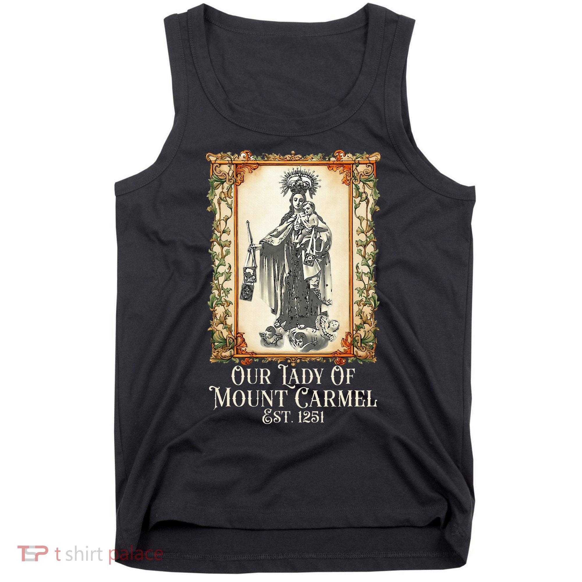 Our Lady Of Mount Carmel Marian Catholic Tank Top