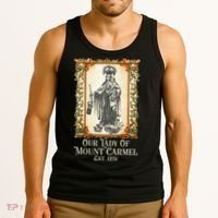 Our Lady Of Mount Carmel Marian Catholic Tank Top thumb 3