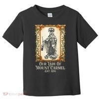 Our Lady Of Mount Carmel Marian Catholic Toddler T-Shirt thumb 0