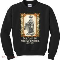 Our Lady Of Mount Carmel Marian Catholic Kids Sweatshirt thumb 0
