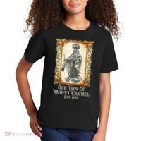 Our Lady Of Mount Carmel Marian Catholic Kids T-Shirt thumb 2