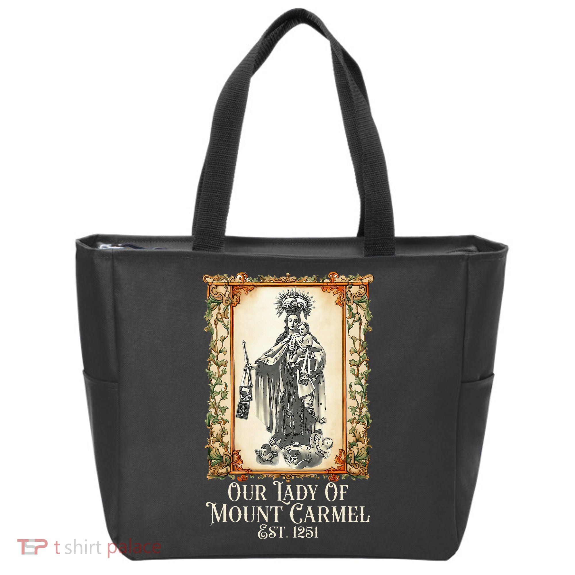 Our Lady Of Mount Carmel Marian Catholic Tote Bag