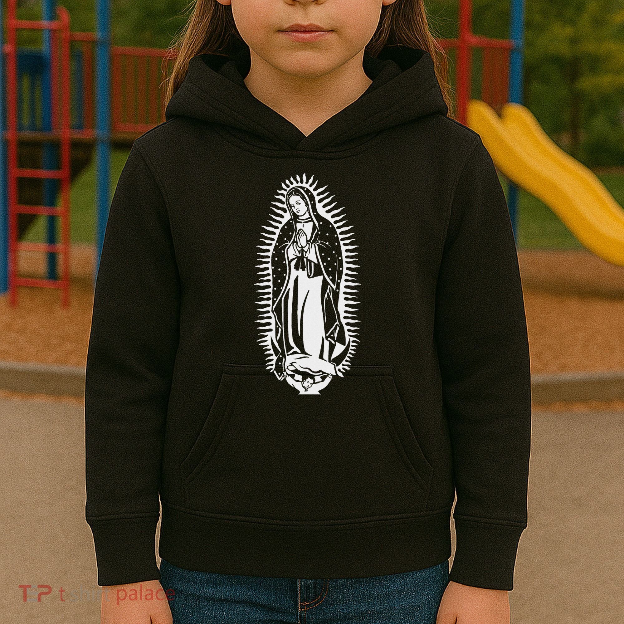 Our Lady Of Guadalupe Virgin Mary Catholic Kids Hoodie