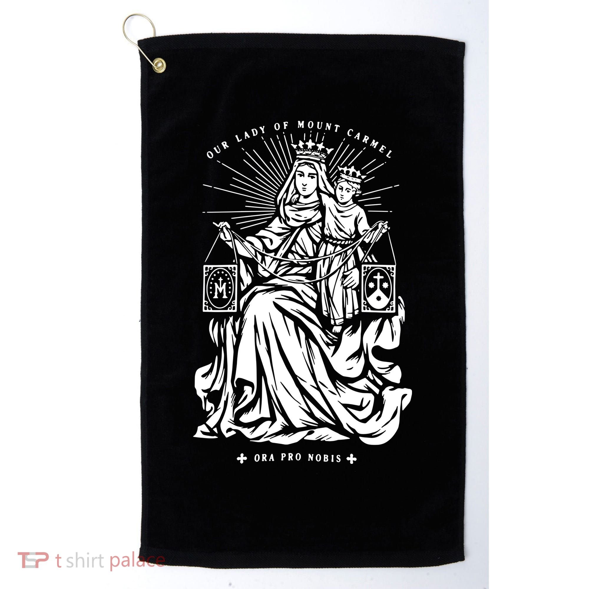 Our Lady Of Mount Carmel Golf Towel