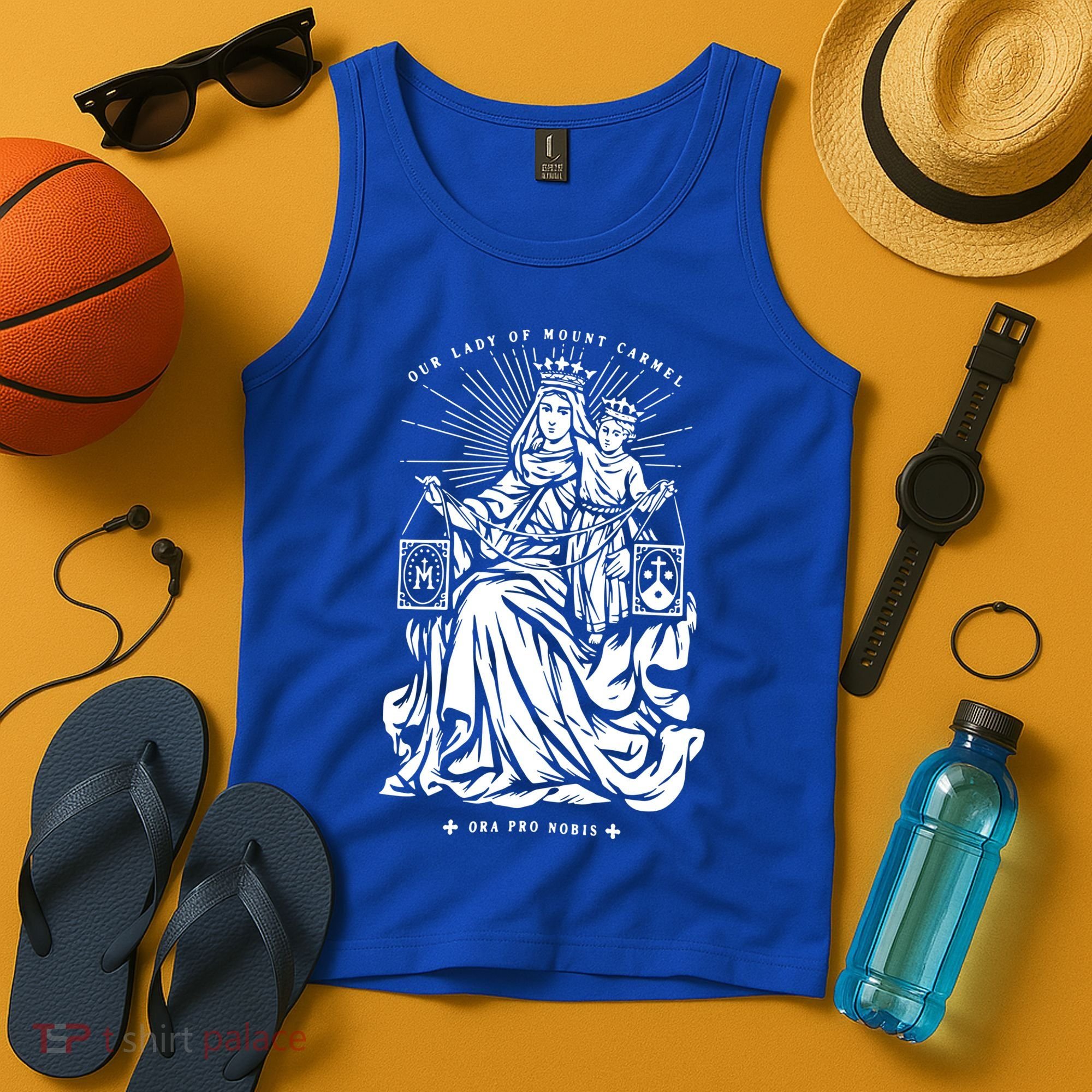 Our Lady Of Mount Carmel Tank Top