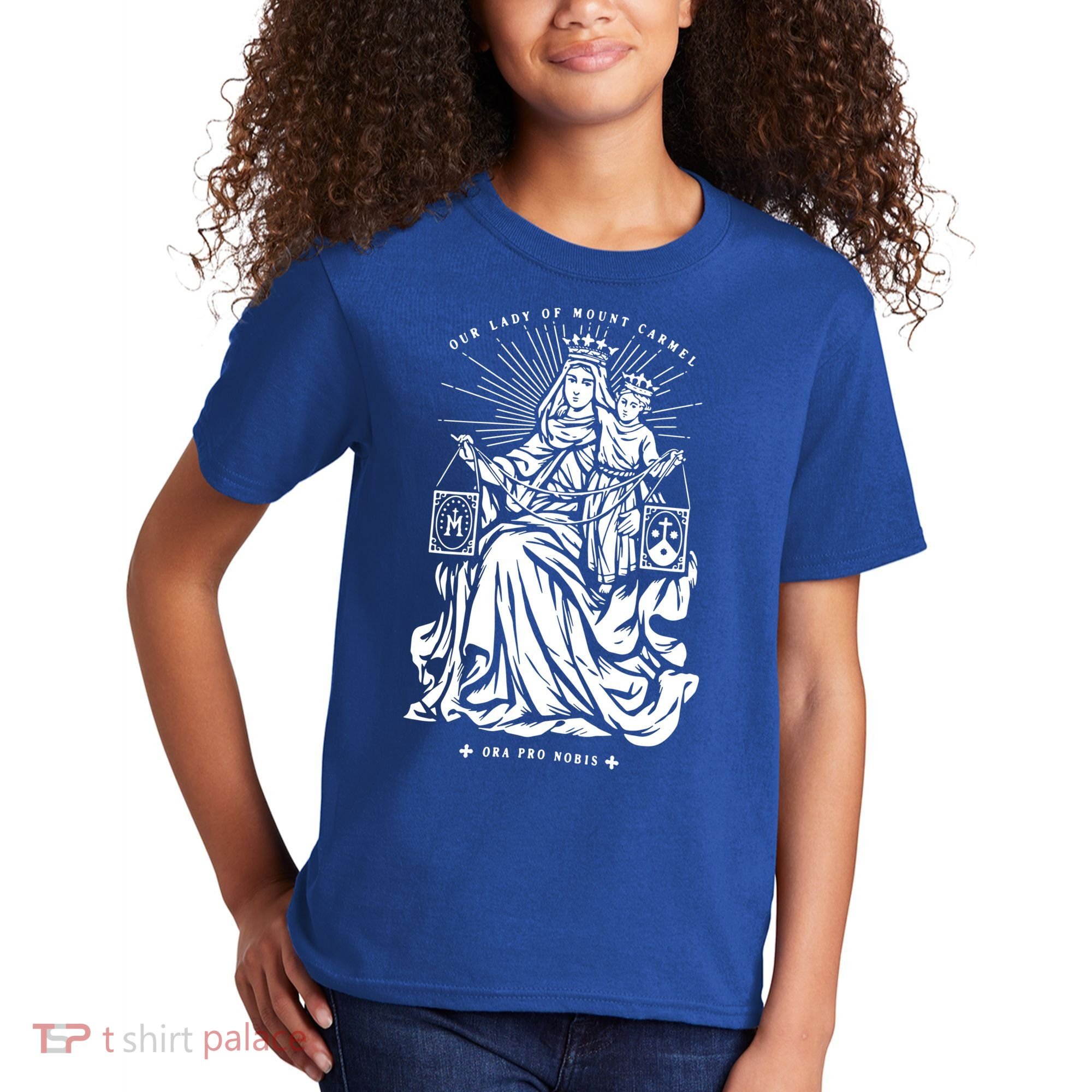 Our Lady Of Mount Carmel Kids T-Shirt