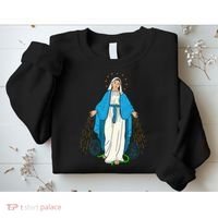 Our Lady Of Grace Virgen De La Medalla Milagrosa Sweatshirt thumb 2