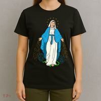 Our Lady Of Grace Virgen De La Medalla Milagrosa T-Shirt thumb 4