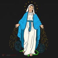 Our Lady Of Grace Virgen De La Medalla Milagrosa Women's Tank Top thumb 5