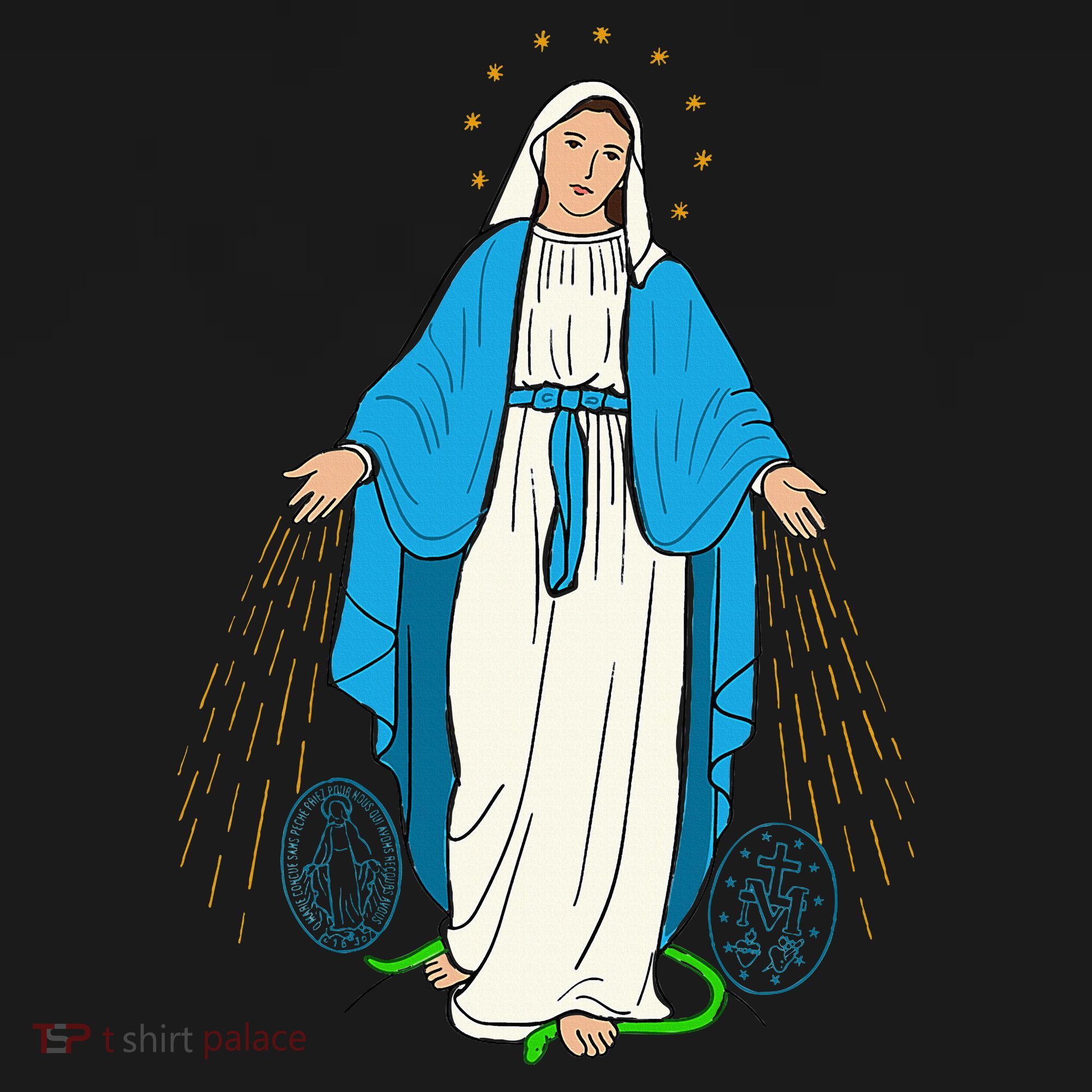 Our Lady Of Grace Virgen De La Medalla Milagrosa Visor