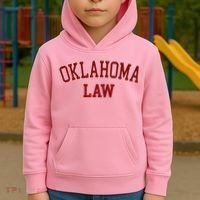 Oklahoma Law Oklahoma Bar Graduate Kids Hoodie thumb 2