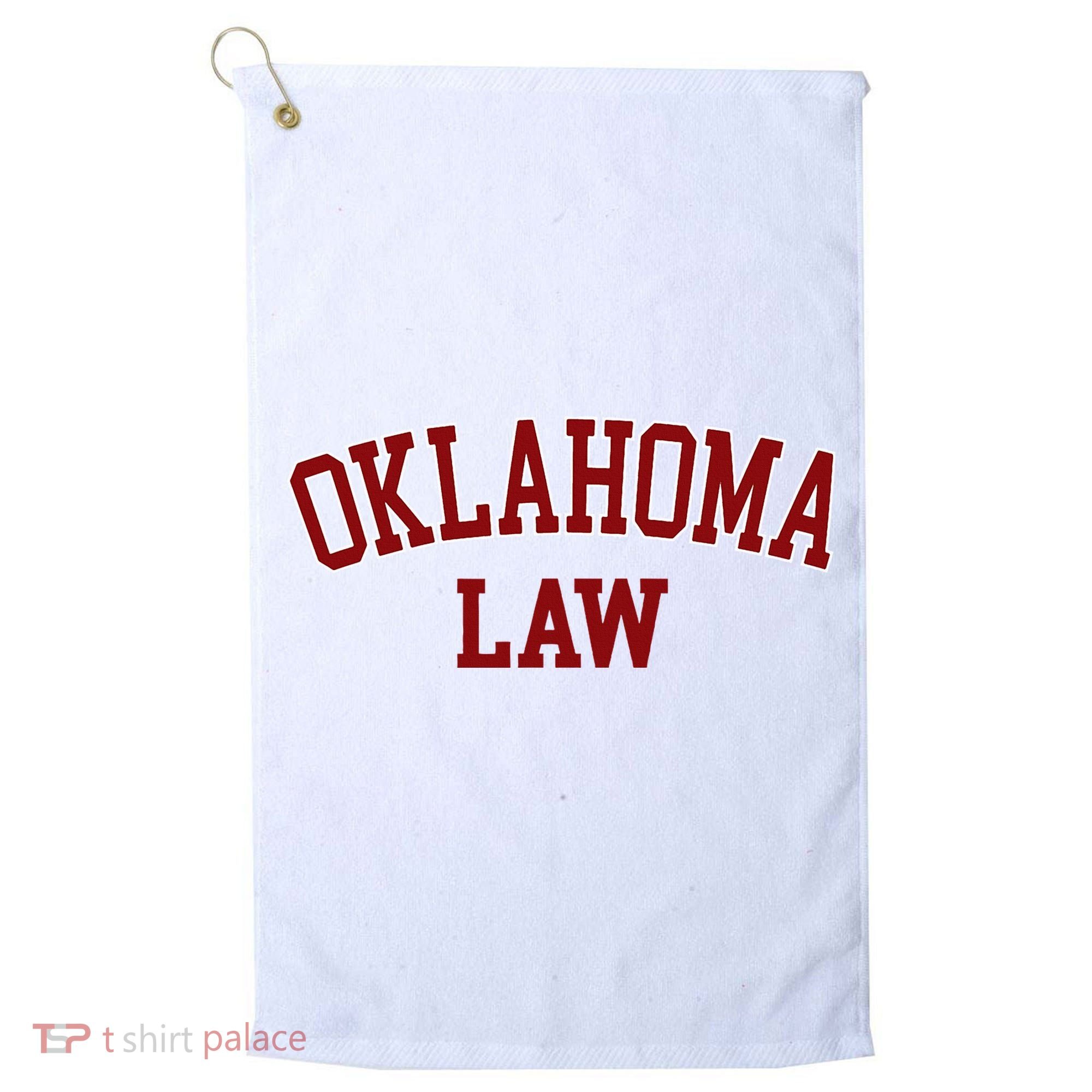Oklahoma Law Oklahoma Bar Graduate Golf Towel