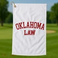 Oklahoma Law Oklahoma Bar Graduate Golf Towel thumb 1