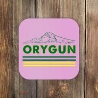 Oregon Lovers Orygun Outdoors Beautiful Mt. Hood Coaster thumb 0