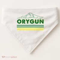 Oregon Lovers Orygun Outdoors Beautiful Mt. Hood USA-Made Doggie Bandana thumb 0