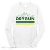 Oregon Lovers Orygun Outdoors Beautiful Mt. Hood Long Sleeve Shirt thumb 0