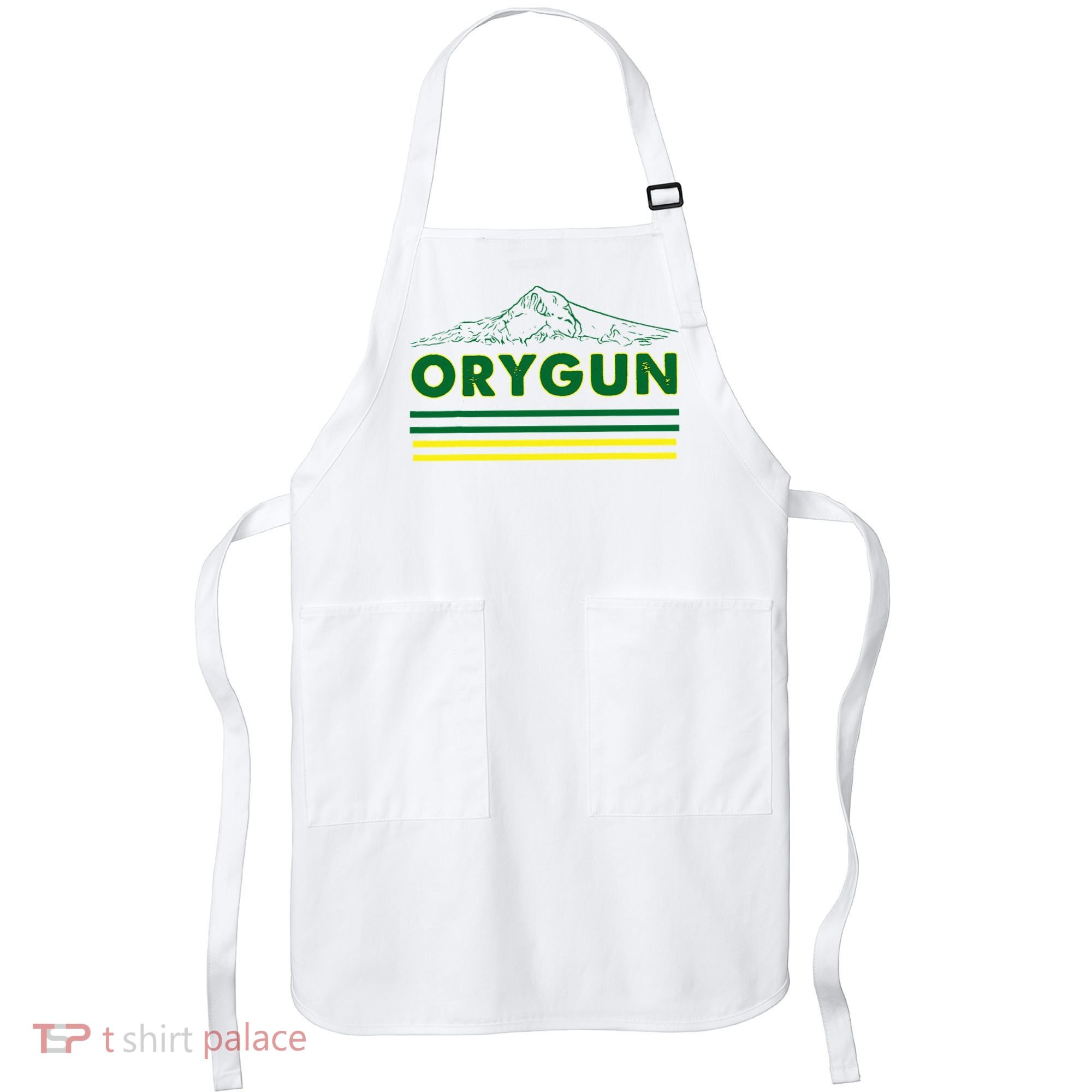 Oregon Lovers Orygun Outdoors Beautiful Mt. Hood Apron