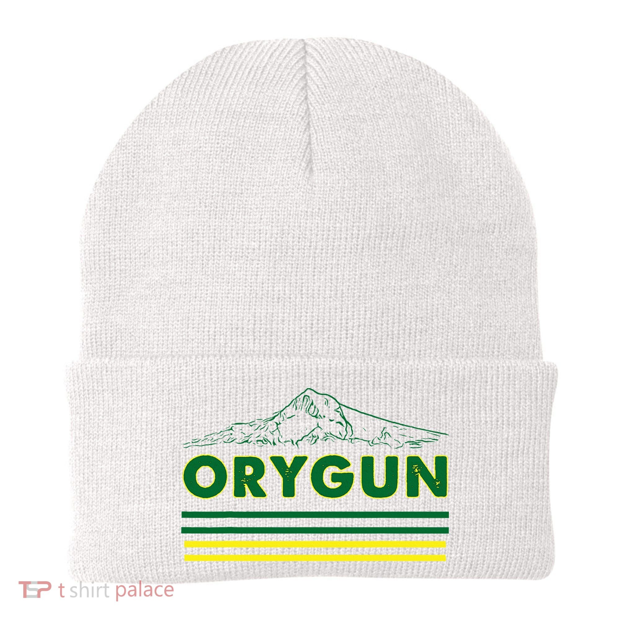 Oregon Lovers Orygun Outdoors Beautiful Mt. Hood Beanie