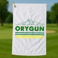 Oregon Lovers Orygun Outdoors Beautiful Mt. Hood Golf Towel thumb 1