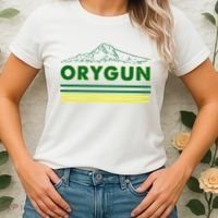 Oregon Lovers Orygun Outdoors Beautiful Mt. Hood Women's T-Shirt thumb 2