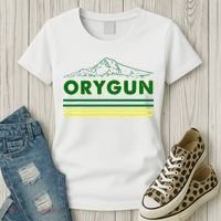 Oregon Lovers Orygun Outdoors Beautiful Mt. Hood Women's T-Shirt thumb 3