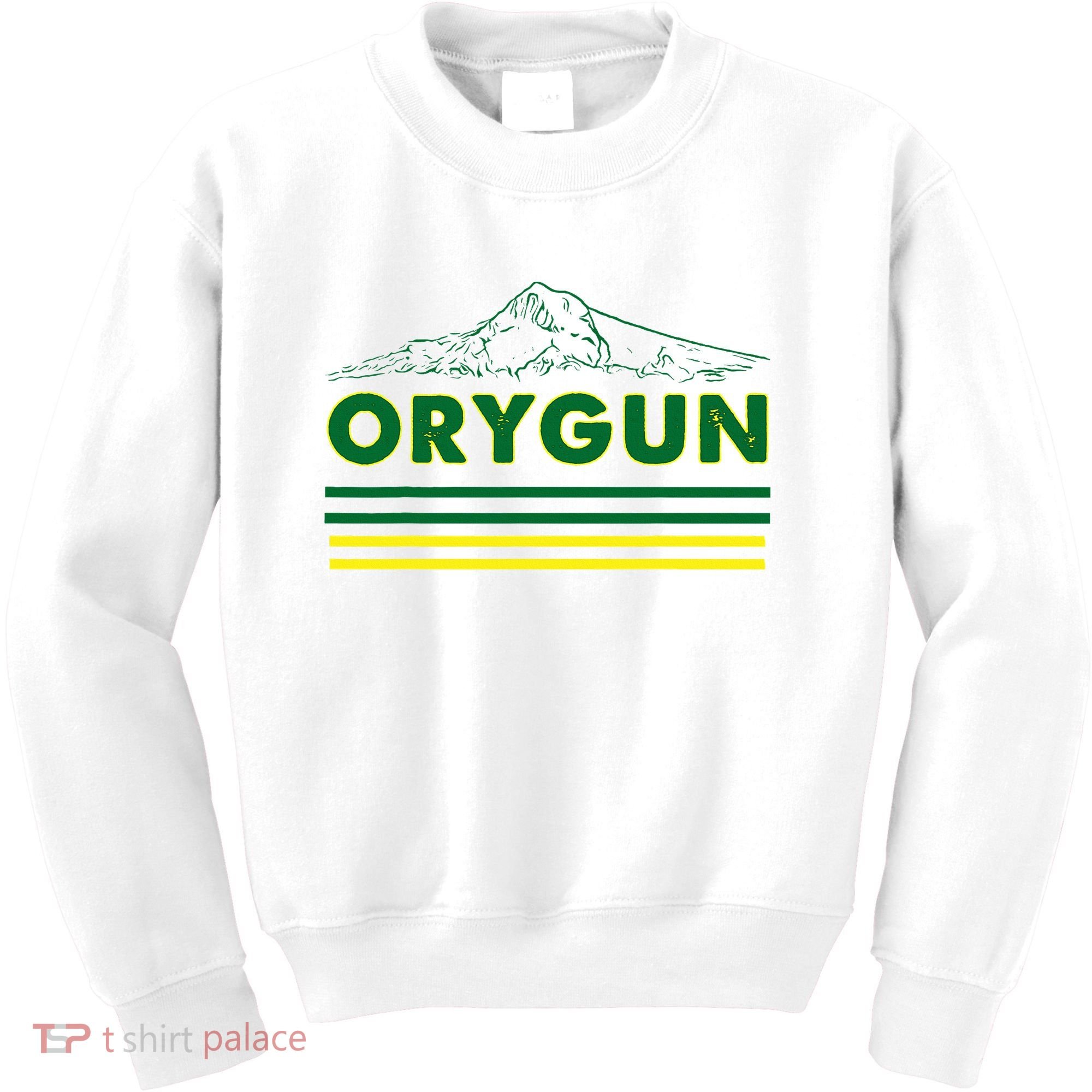 Oregon Lovers Orygun Outdoors Beautiful Mt. Hood Kids Sweatshirt