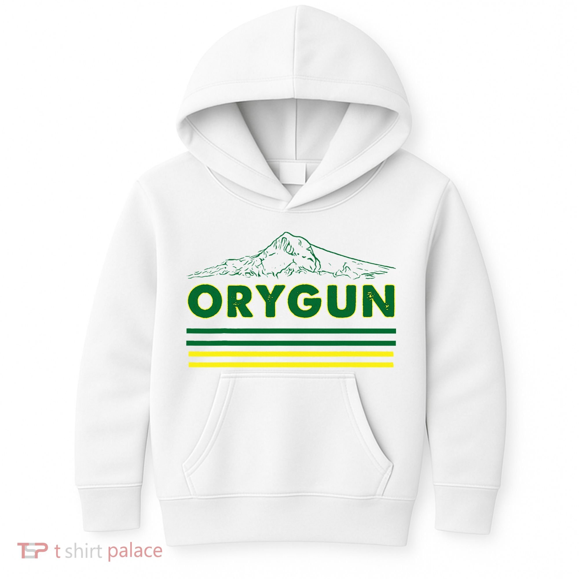 Oregon Lovers Orygun Outdoors Beautiful Mt. Hood Kids Hoodie