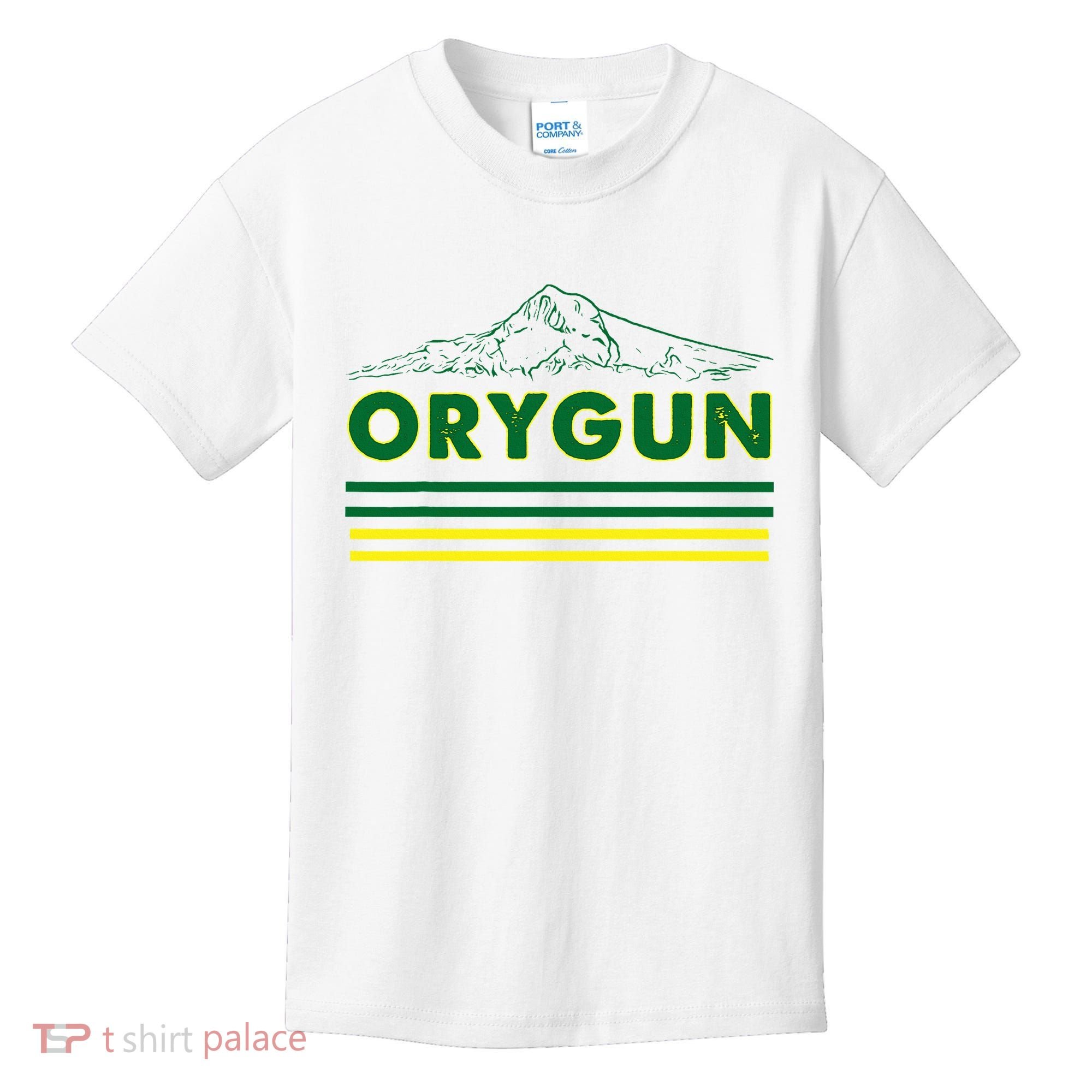Oregon Lovers Orygun Outdoors Beautiful Mt. Hood Kids T-Shirt