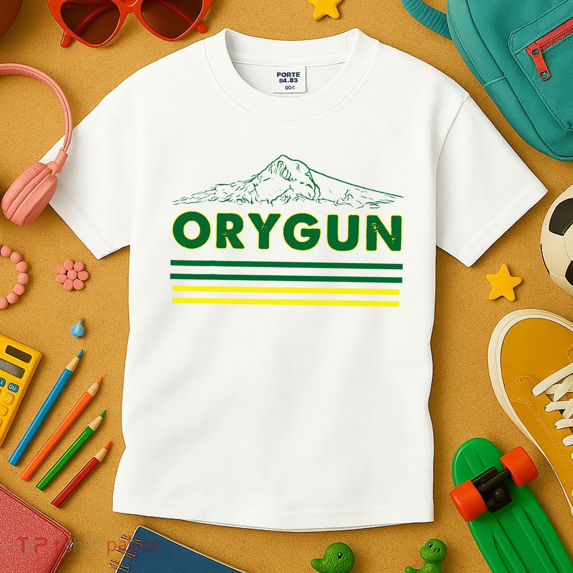 Oregon Lovers Orygun Outdoors Beautiful Mt. Hood Kids T-Shirt