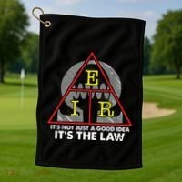 Ohms Law Ohms Law Triangle Electrical Engineer T Golf Towel thumb 1