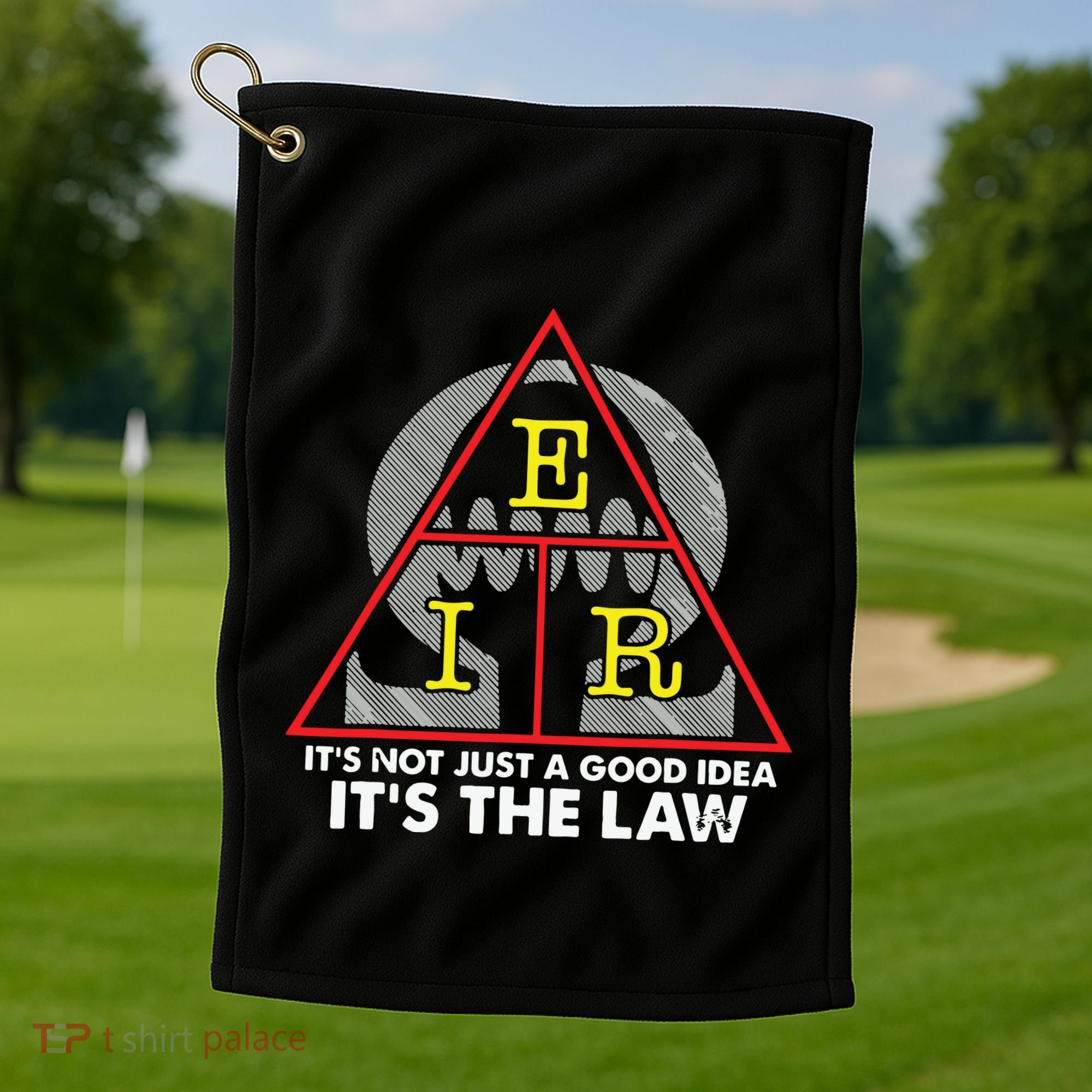 Ohms Law Ohms Law Triangle Electrical Engineer T Golf Towel