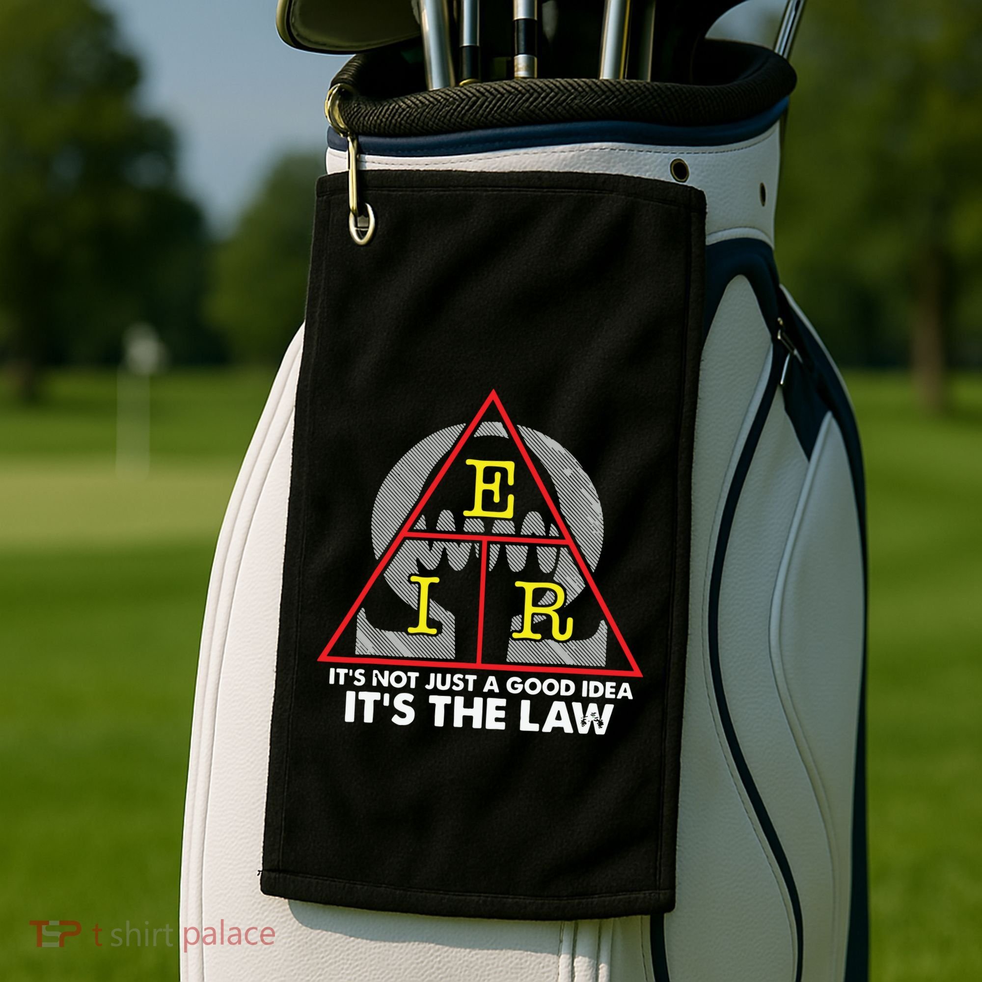 Ohms Law Ohms Law Triangle Electrical Engineer T Golf Towel