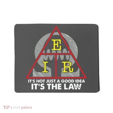 Ohms Law Ohms Law Triangle Electrical Engineer T Mousepad