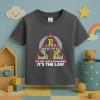 Ohms Law Ohms Law Triangle Electrical Engineer T Toddler T-Shirt thumb 3