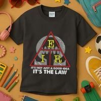 Ohms Law Ohms Law Triangle Electrical Engineer T Kids T-Shirt thumb 3