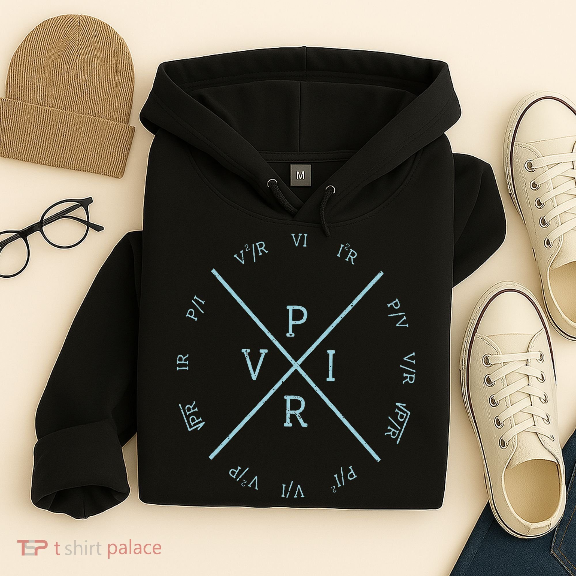 Ohms Law Power Wheel Electrical Electronics Engineer Hoodie