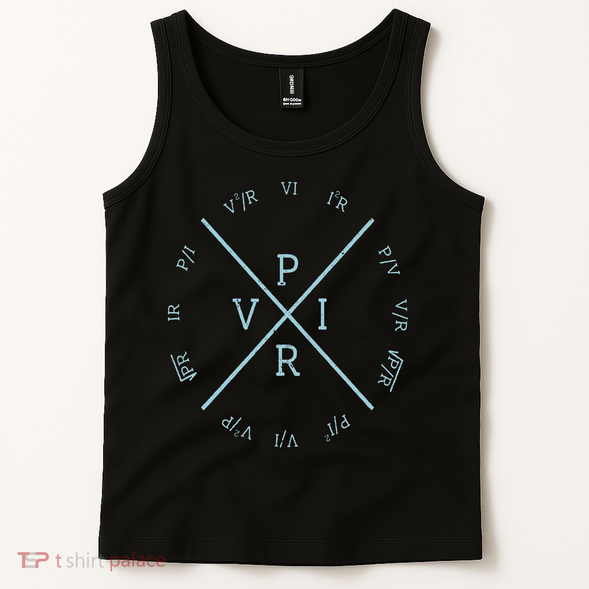 Ohms Law Power Wheel Electrical Electronics Engineer Tank Top