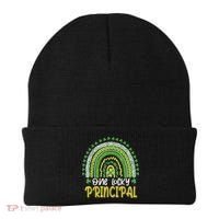 One Lucky Principal School Teacher St Patricks Day Rainbow Beanie thumb 0