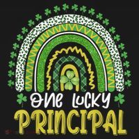 One Lucky Principal School Teacher St Patricks Day Rainbow Women's Tank Top thumb 5