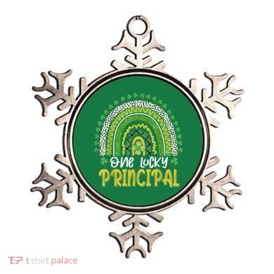 One Lucky Principal School Teacher St Patricks Day Rainbow Ornament