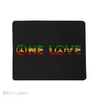 One Love Rasta Reggae Music Rastafarian Lover Jamaica Peace Mousepad thumb 0
