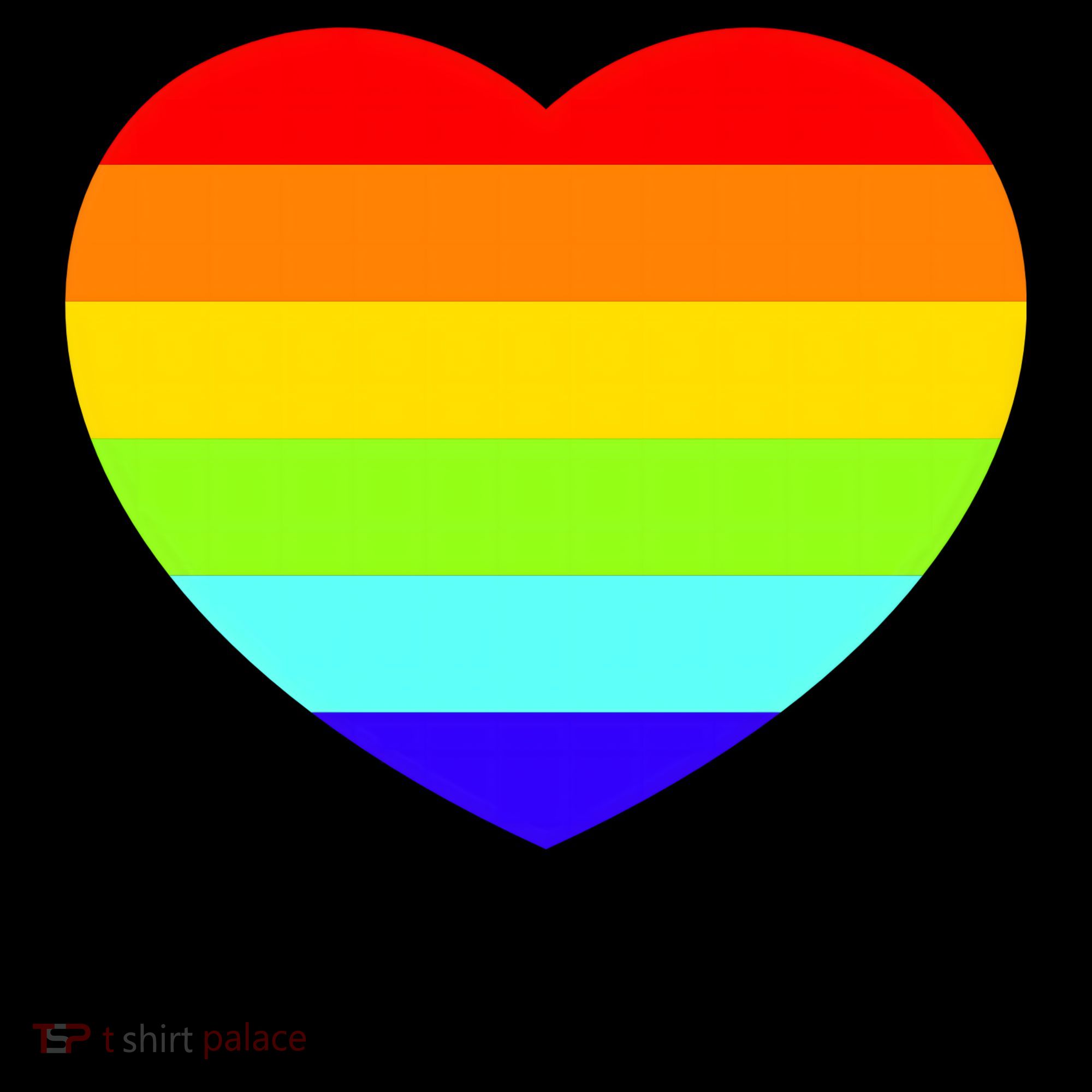 Orlando Love Rainbow Heart Coffee Mug
