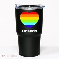 Orlando Love Rainbow Heart Tumbler thumb 0