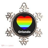 Orlando Love Rainbow Heart Ornament thumb 0